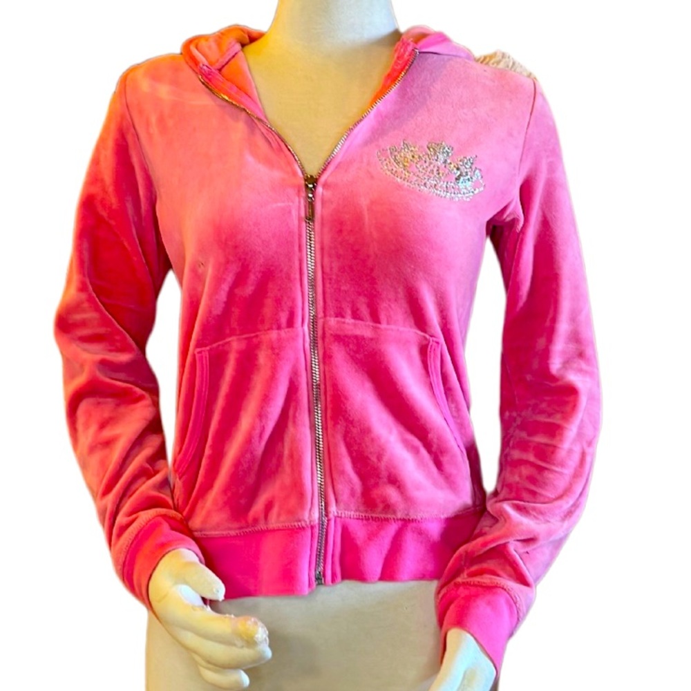 Juicy Couture Pink Velour Jacket